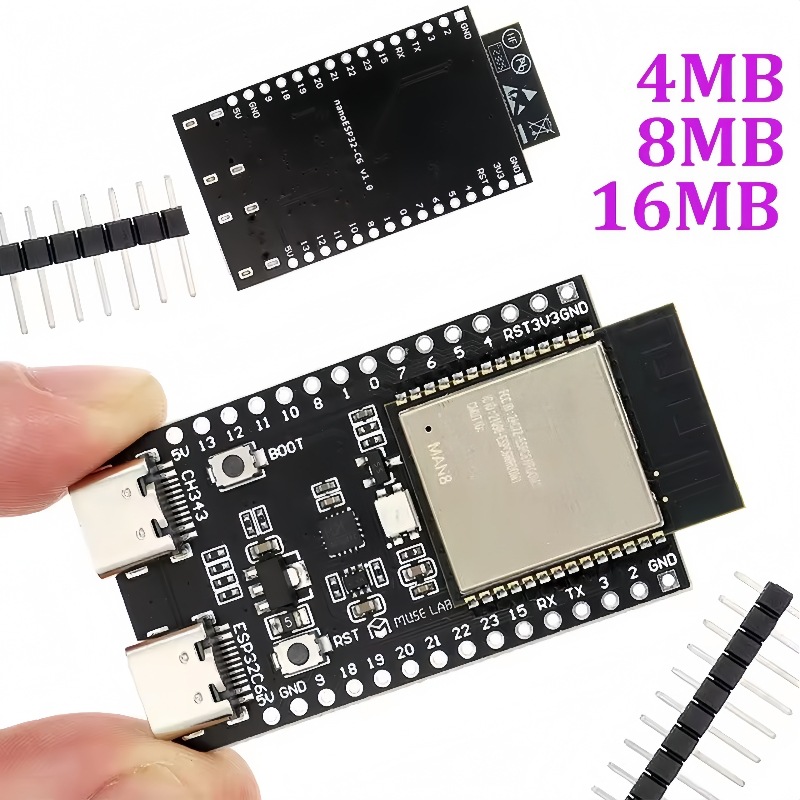 Esp32 C6 - ESP32-C6-N4/N8/N16 ontwikkelbord ESP32-C6 kernbord WiFi6 Bluetooth