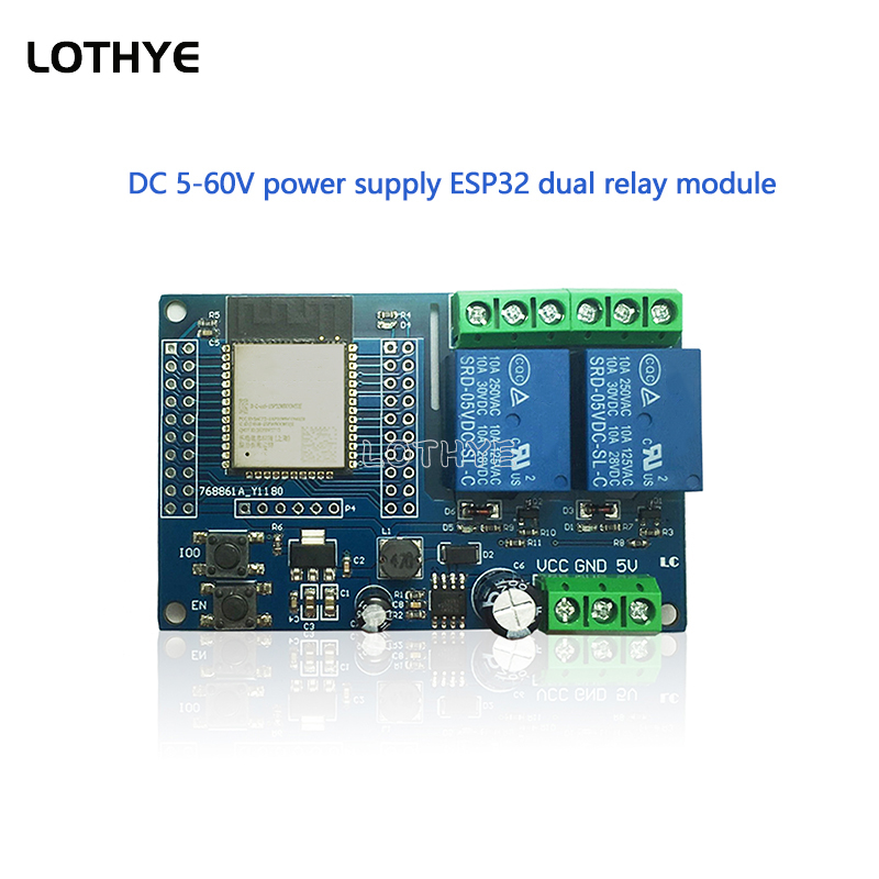 Esp32 Wifi Bluetooth Module - ESP32 Dual Channel Wifi Bluetooth Relaismodule