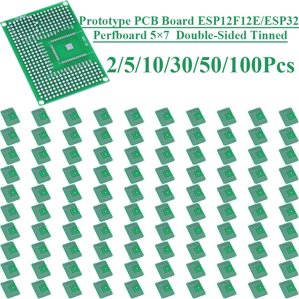 Esp8266 - 2 ~ 100 Stuks 5X7 Dubbelzijdig