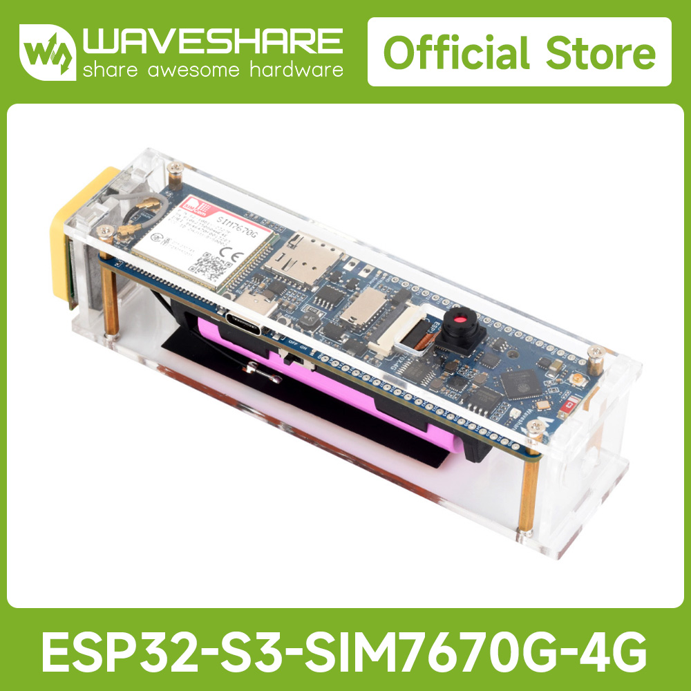 Esp32 Wifi Bluetooth Module - Waveshare ESP32-S3 SIM7670G 4G-ontwikkelbord, LTE Cat-1/WiFi/Bluetooth/GNSS-positionering,