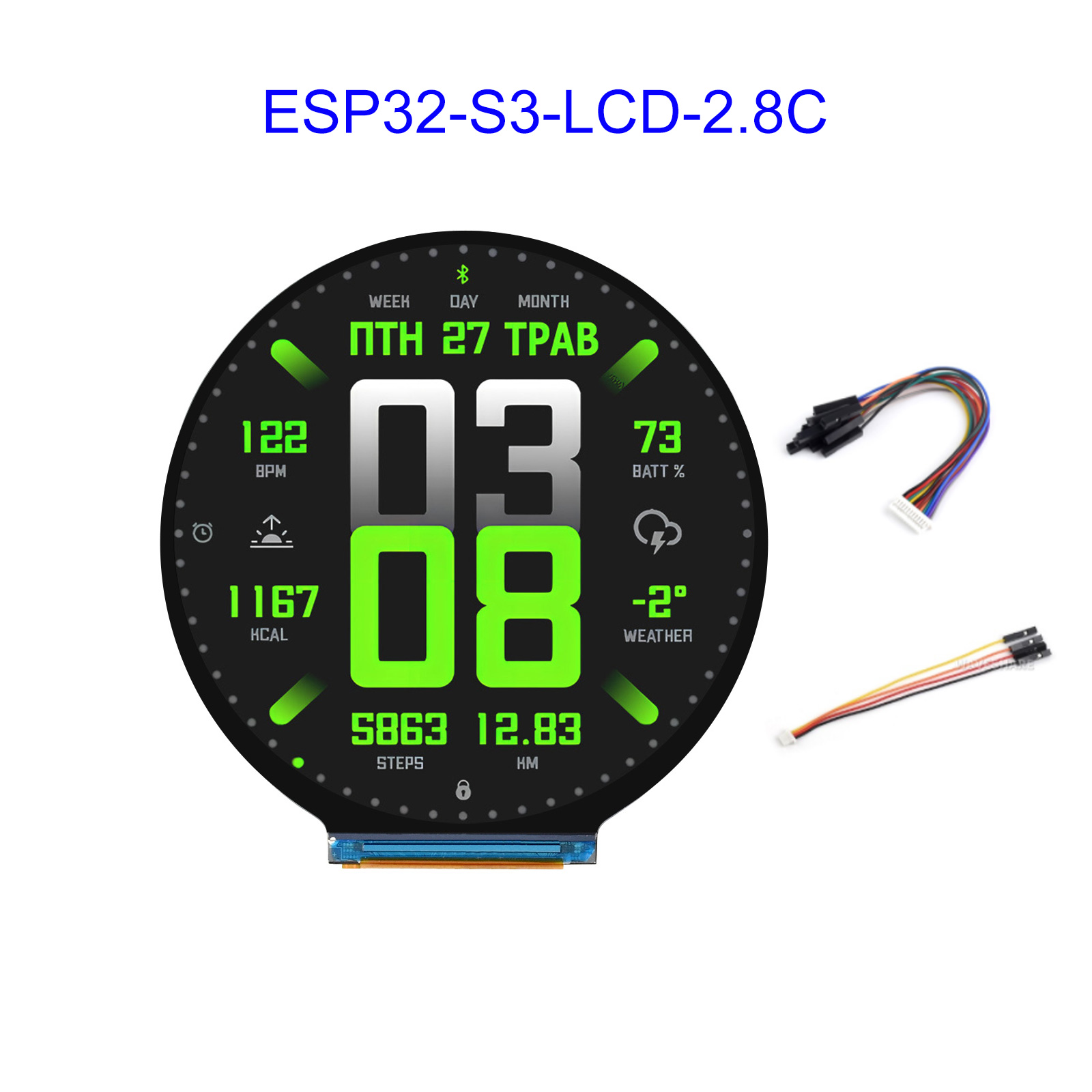 Esp32 S3 - ESP32 ESP32-S3 2,8-inch rond LCD-scherm ontwikkelbord