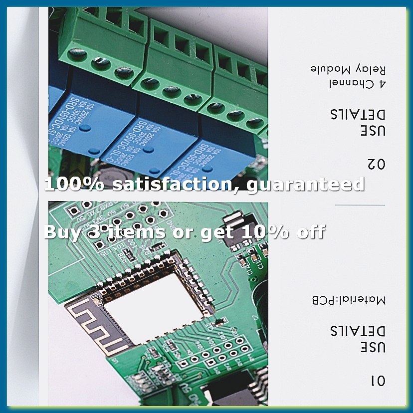 Esp8266 - ESP8266 Draadloze WIFI 4-kanaals relaismodule ESP-12F