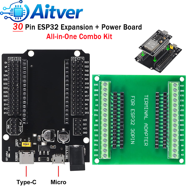 ESP32 30PIN uitbreidingskaart  - Esp32 Uart Module recensie en prijs