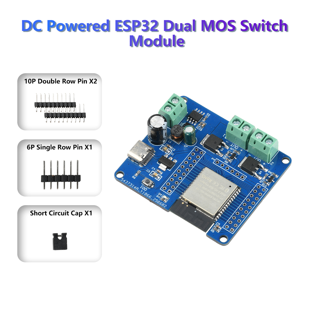 DC 5-60V ESP32 2/4-weg MOS-sch - Esp32 Uart Module recensie en prijs