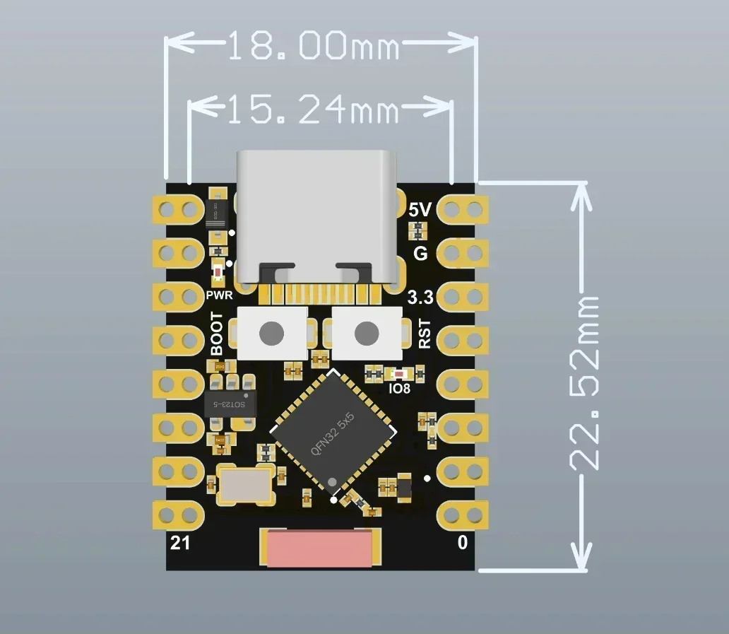 ESP32 Super Mini Development B - Esp32 C3 recensie en prijs