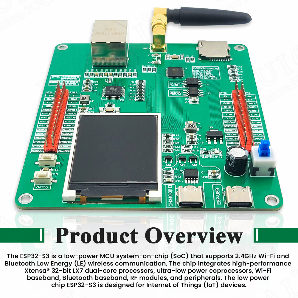 ESP32-S3 ontwikkelbord met 1,7 - Esp32 Uart Module recensie en prijs