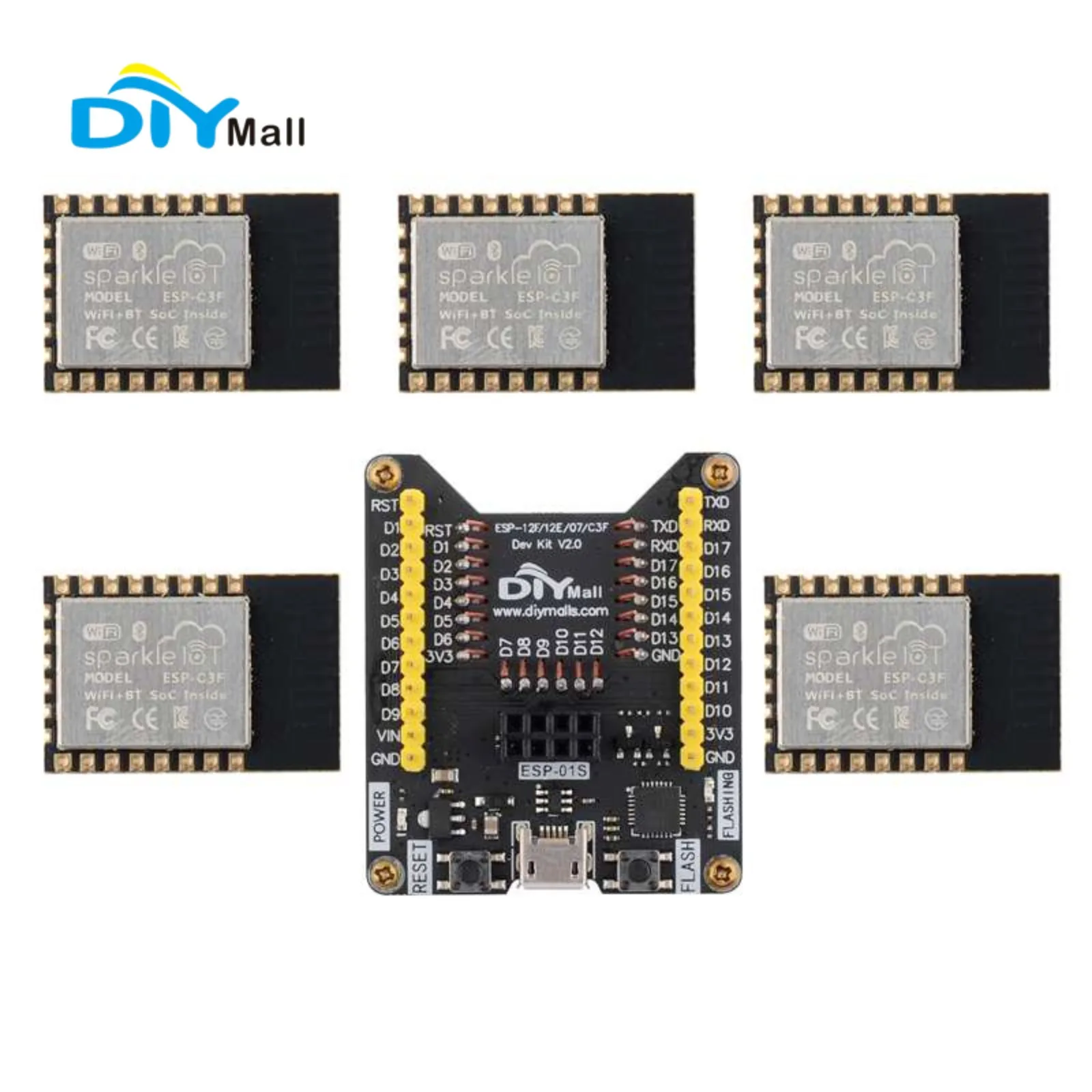 ESP32-C3F WiFi + BT-module 32- - Esp8266 recensie en prijs