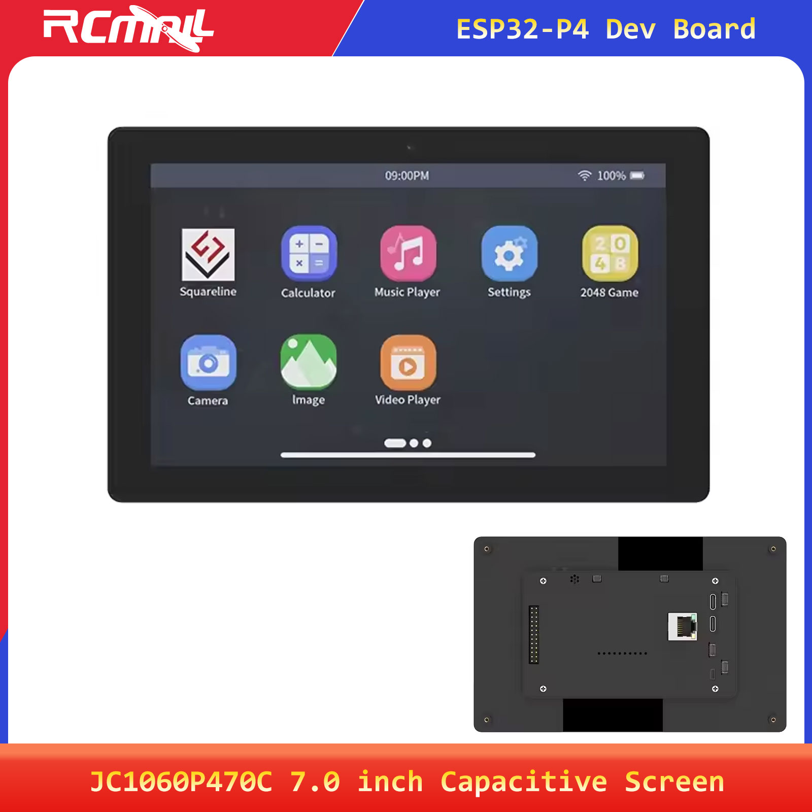 JC1060P470C 7,0 inch 1024x600  - Esp32 C6 recensie en prijs