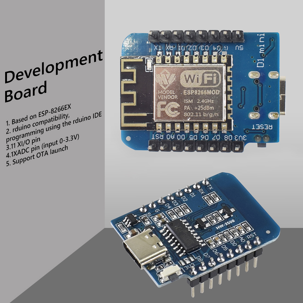 1-10pcs Type-C D1 Mini NodeMcu - Esp8266 Nodemcu recensie en prijs