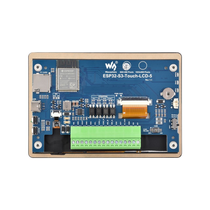 Waveshare ESP32-S3-Touch-LCD-5 - Esp32 Development Board recensie en prijs
