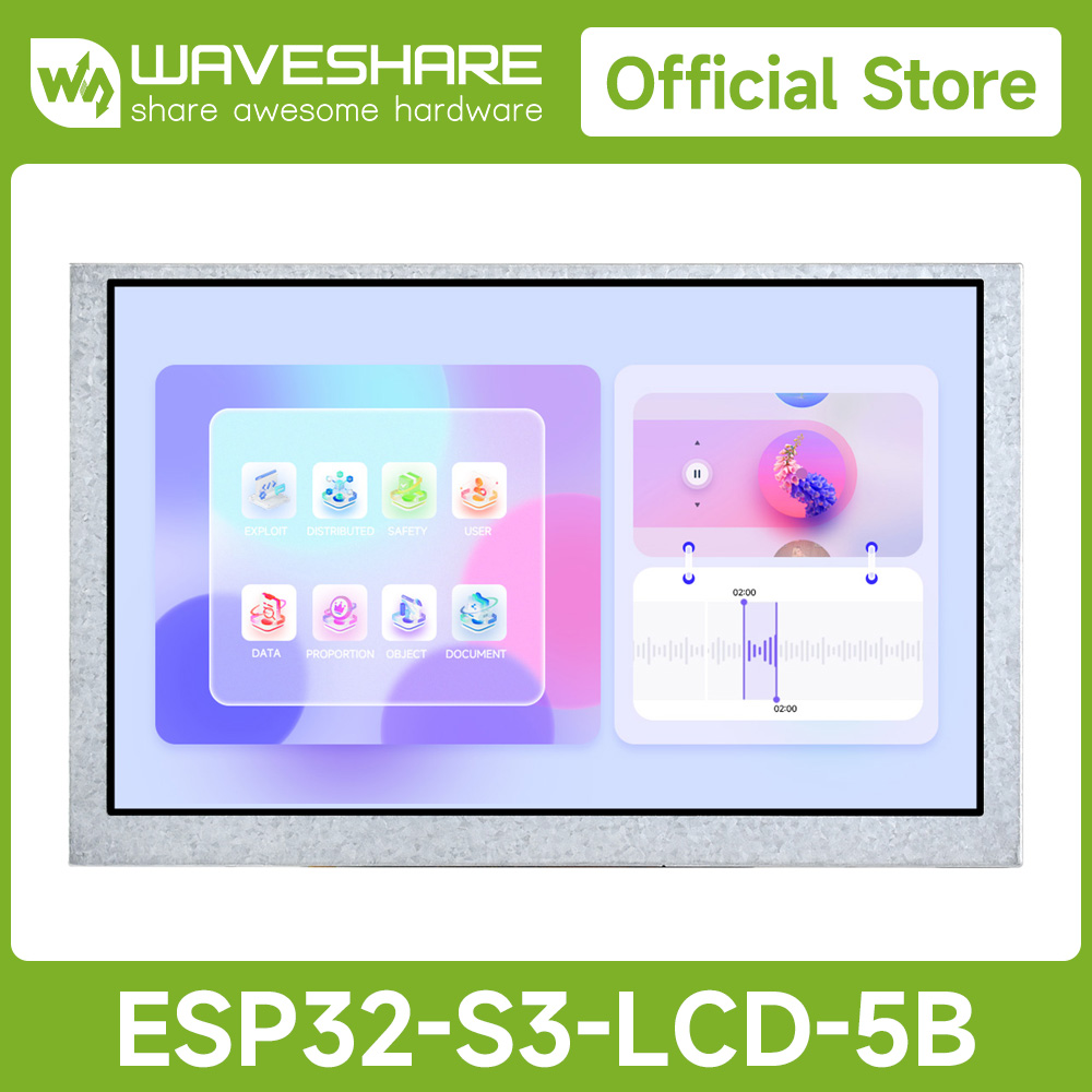 Waveshare ESP32-S3, 5 inch cap - Esp32 Development Board recensie en prijs