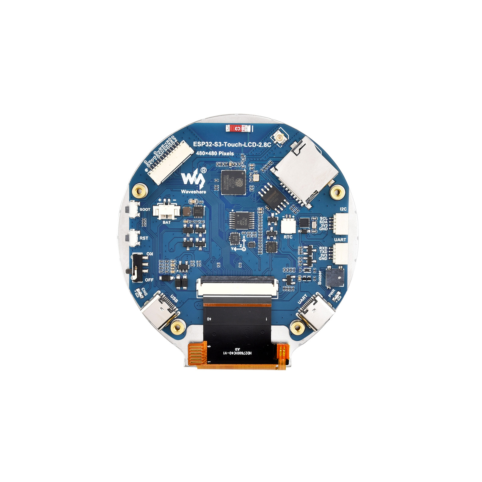 ESP32 ESP32-S3 2,8-inch rond L - Esp32 S3 recensie en prijs