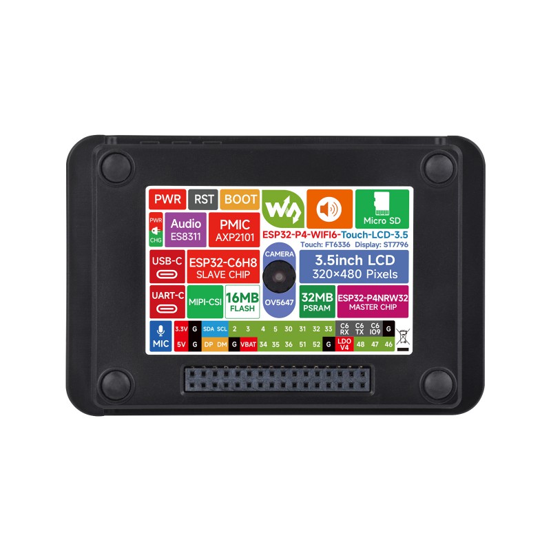 Waveshare ESP32-P4 Wi-Fi 6 Vis - Esp32 P4 recensie en prijs