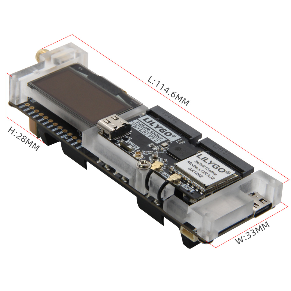 LILYGO® SoftRF T-Beam SUPREME  - Esp32 Wifi Bluetooth Module recensie en prijs