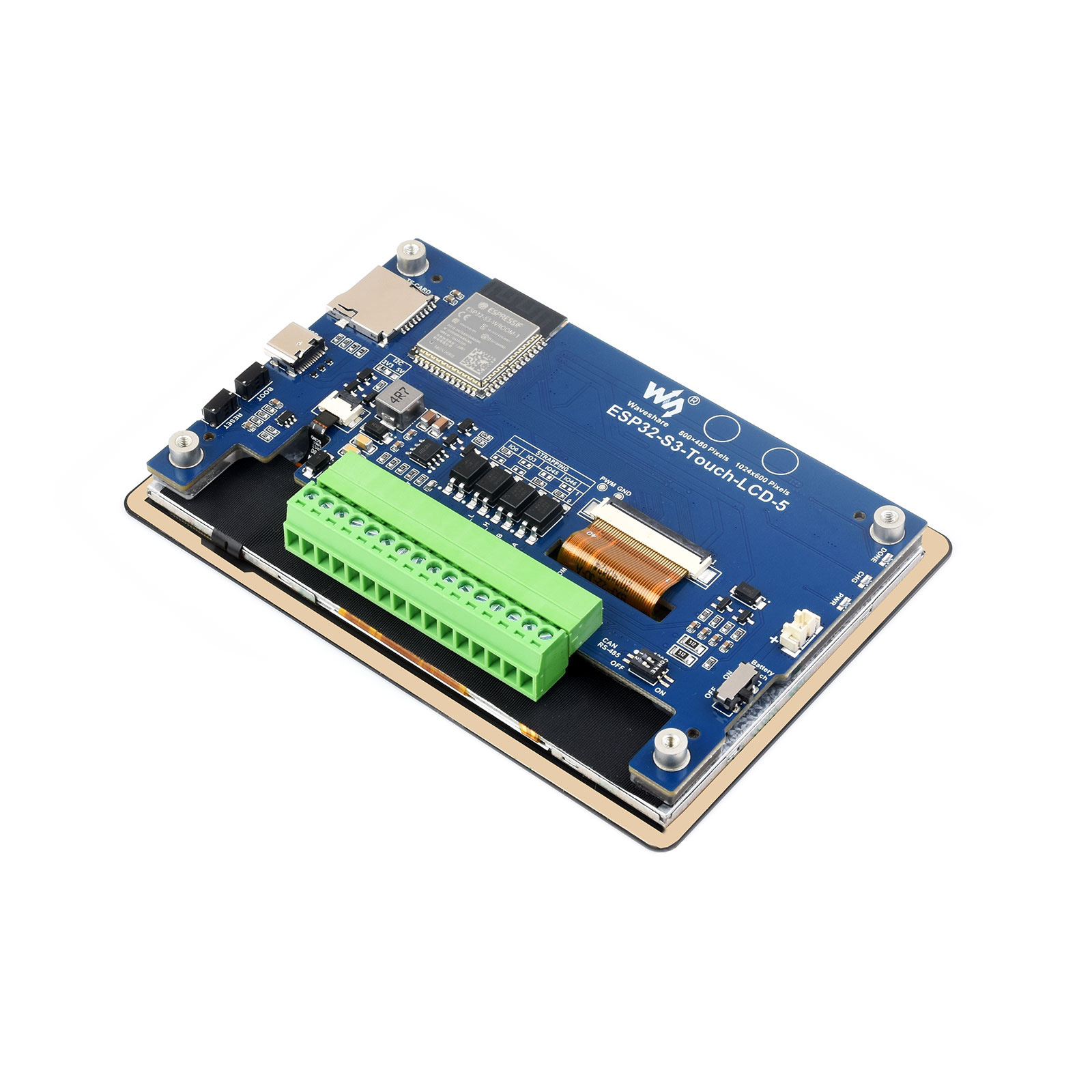 ESP32-S3 5-inch capacitief tou - Esp32 Development Board recensie en prijs